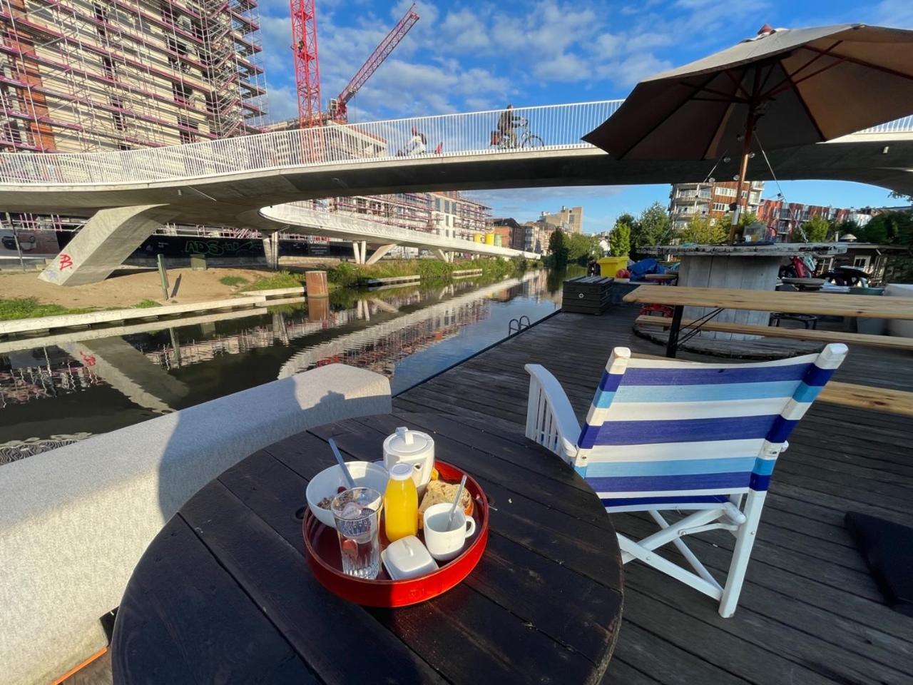Hotel Boat & Breakfast Bellevue Gante Exterior foto
